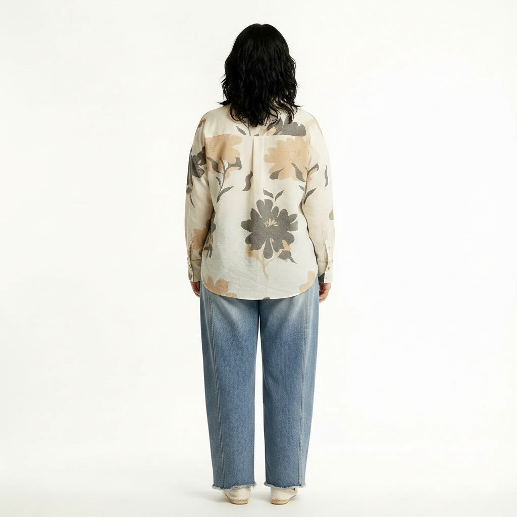 Women Floral Printed Casual Shirt