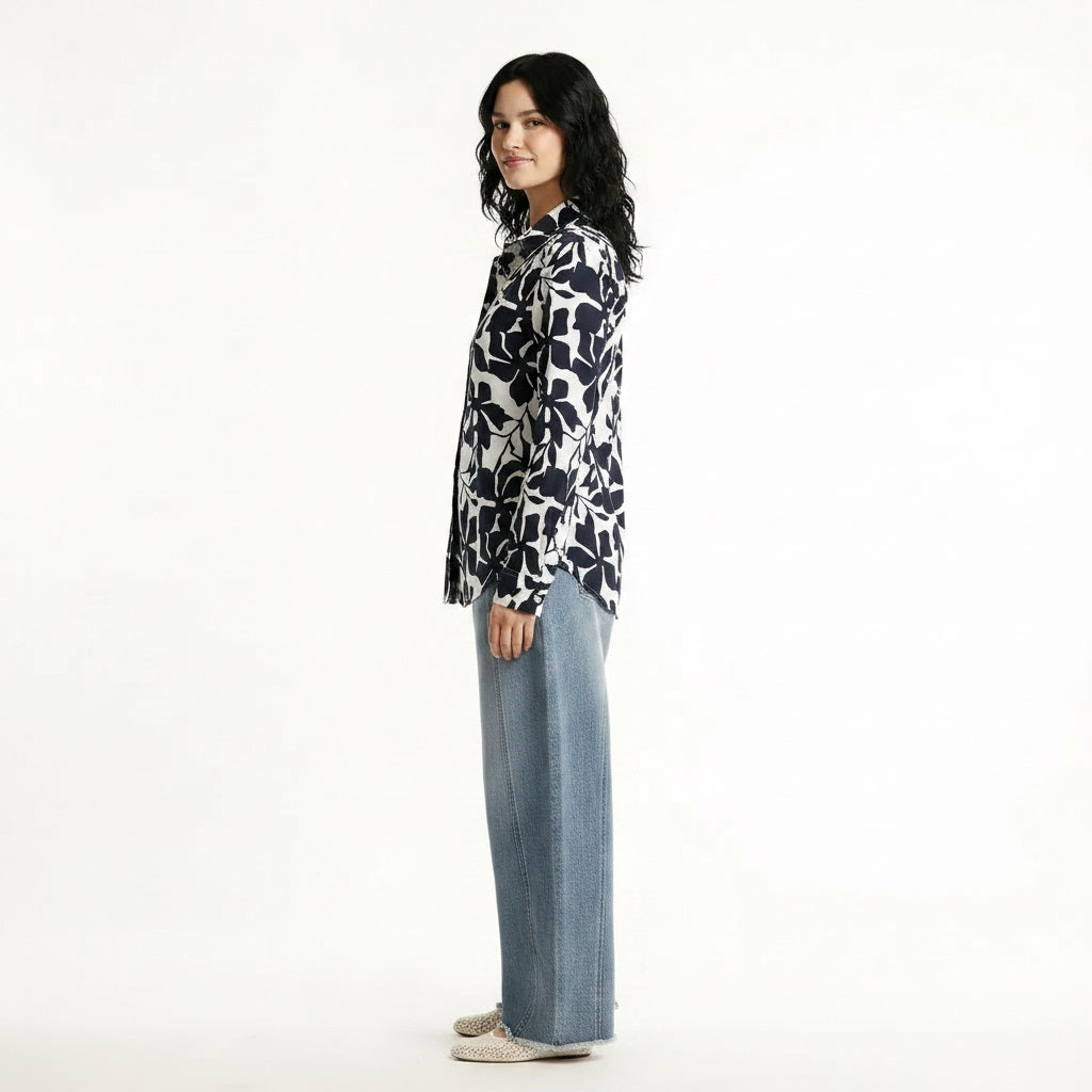 Women Floral Printed Casual Shirt