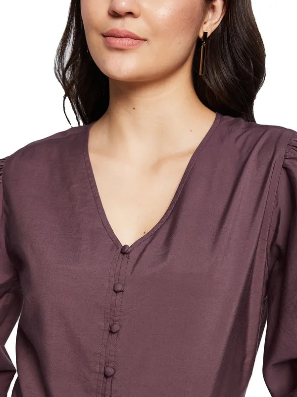 Mettle Puff Sleeve Cotton Top