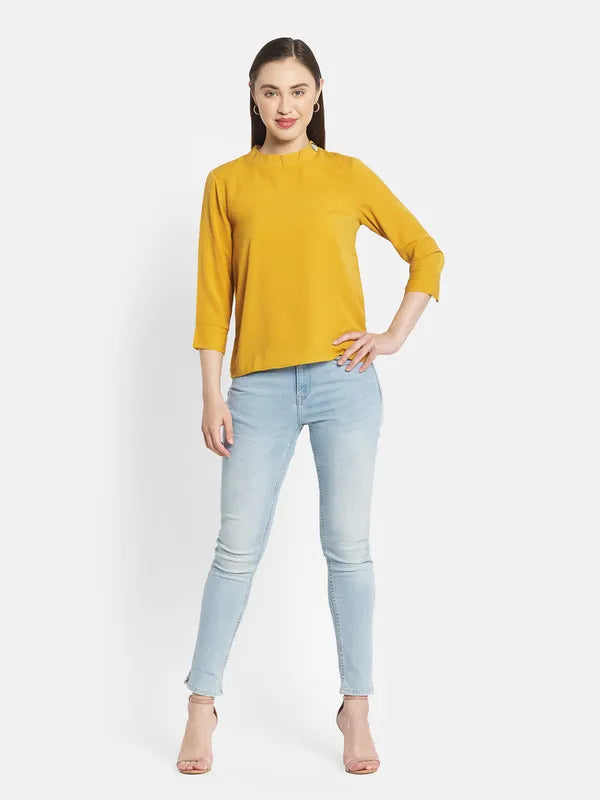 Women Mustard Tops