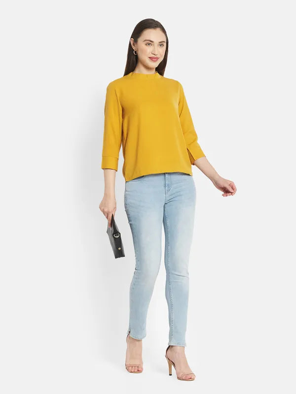 Women Mustard Tops