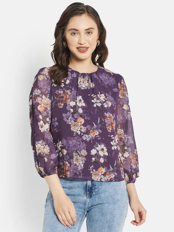 Women Plum Tops