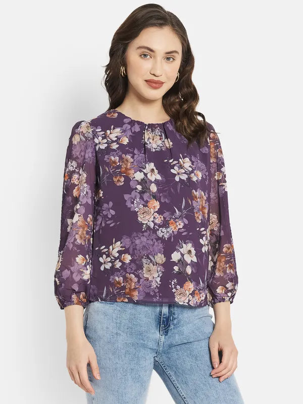 Women Plum Tops