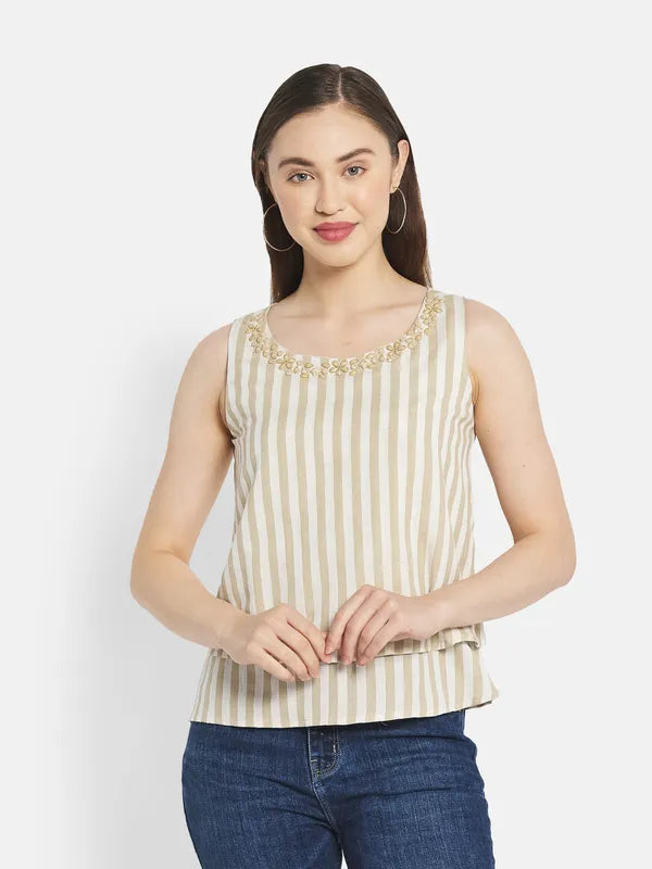 Women Beige Tops