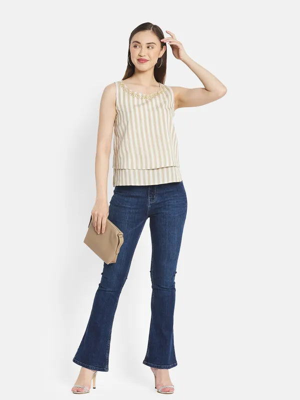 Women Beige Tops