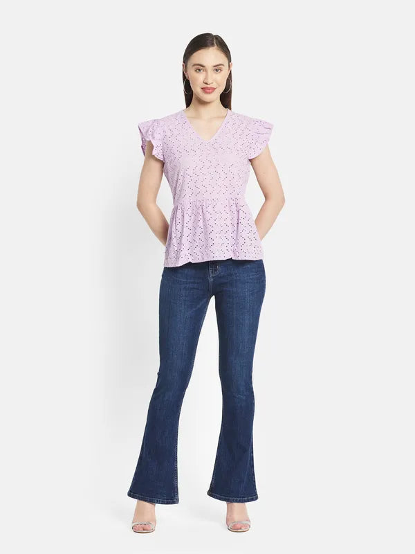 Women Lavender Tops