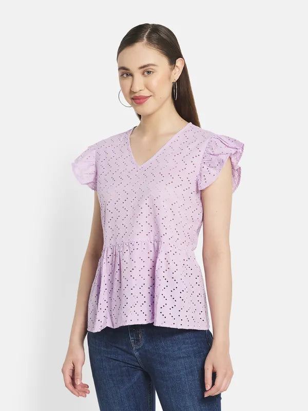 Women Lavender Tops