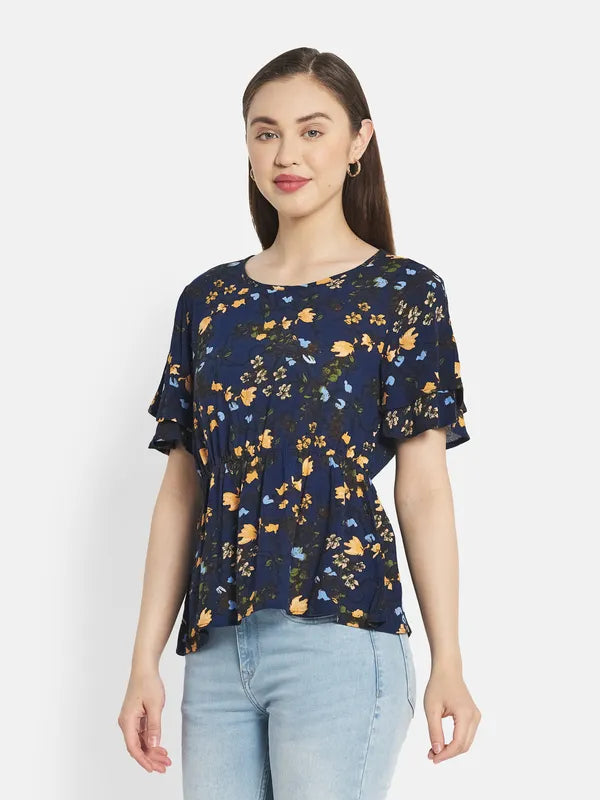 Women Navy Tops