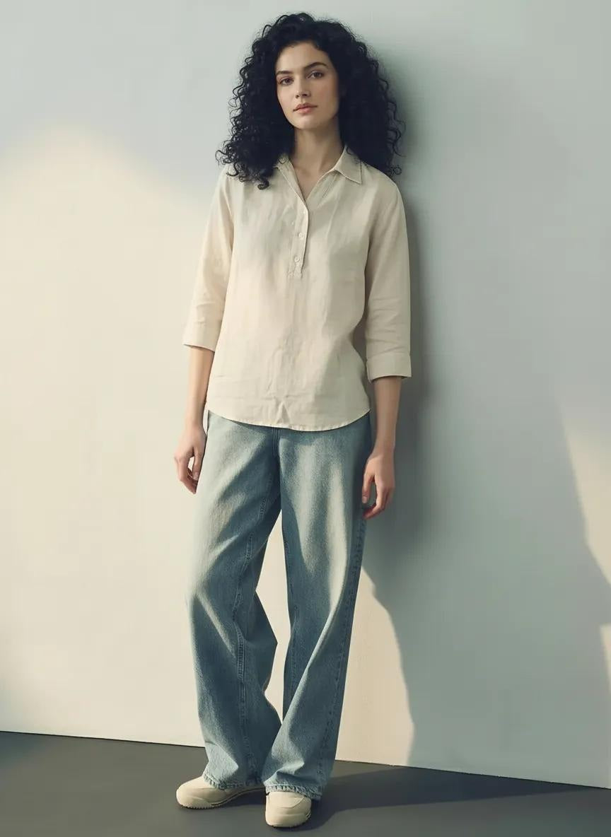METTLE Natural Cotton Top