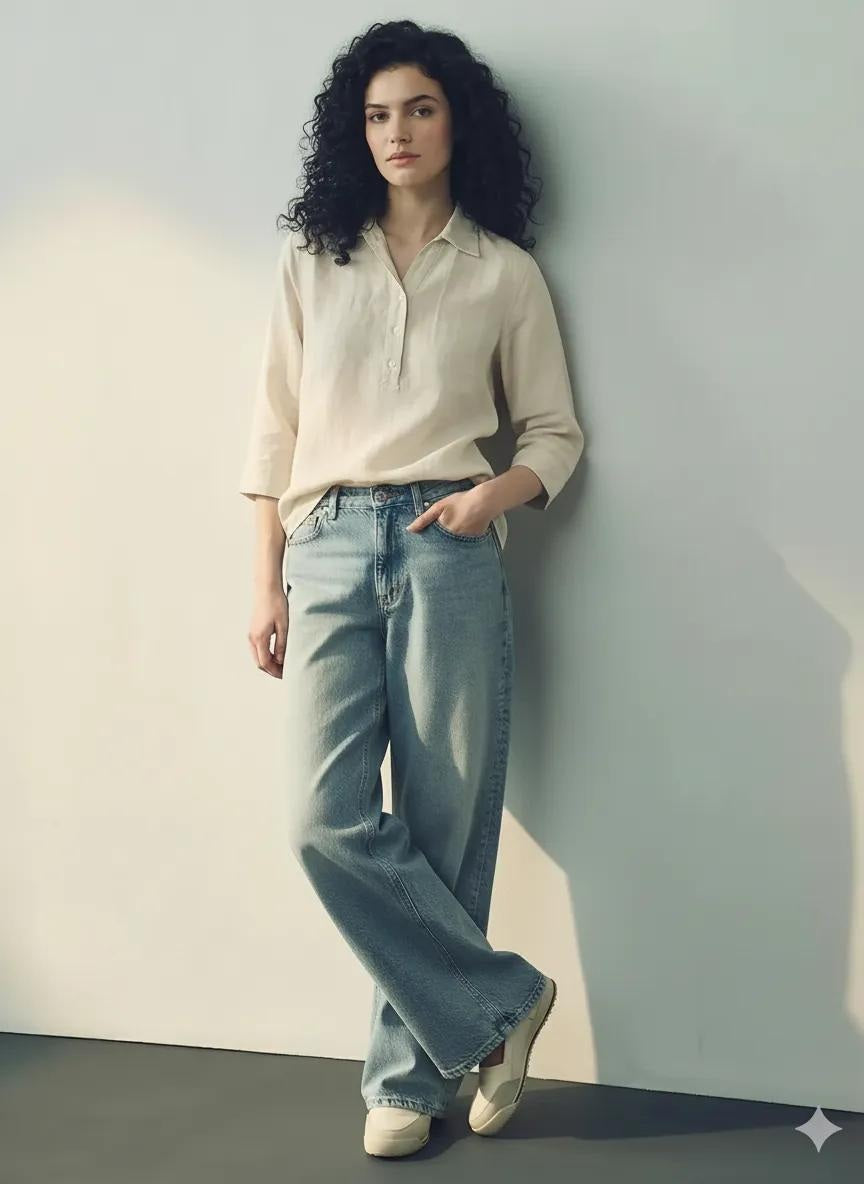 METTLE Natural Cotton Top