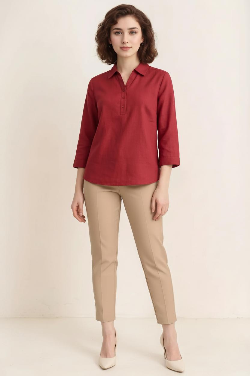 Women Salsa Cotton Top
