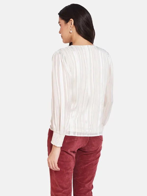 Mettle Vertical Stripes Cotton Top