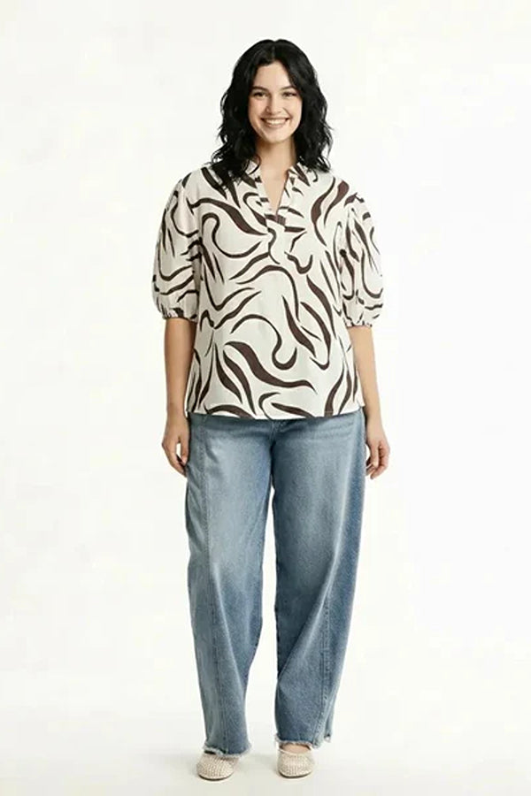 METTLE Print Cotton Top