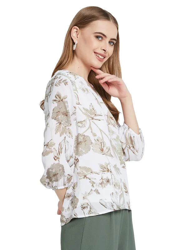 Mettle Floral Print Cotton Top