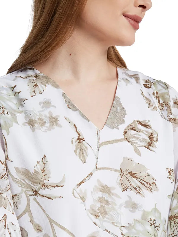 Mettle Floral Print Cotton Top