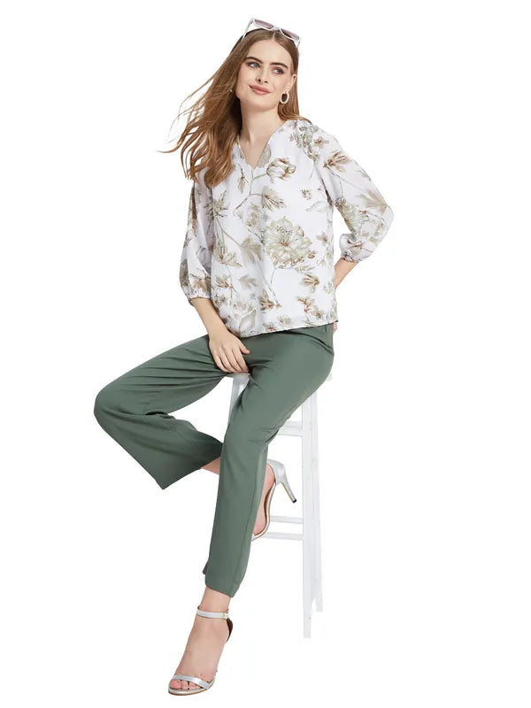 Mettle Floral Print Cotton Top