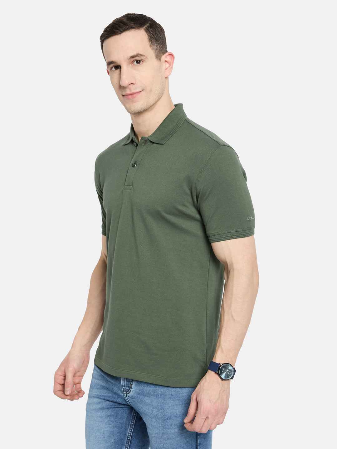 Octave Men Polo Collar T-shirt