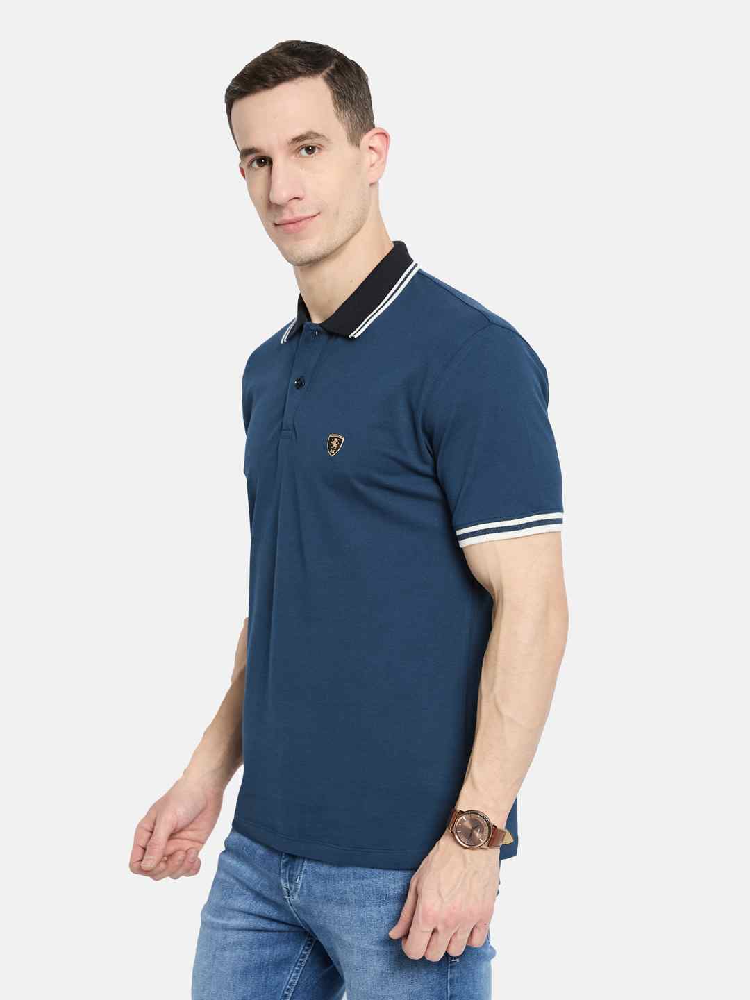 Octave Men Polo Collar T-shirt