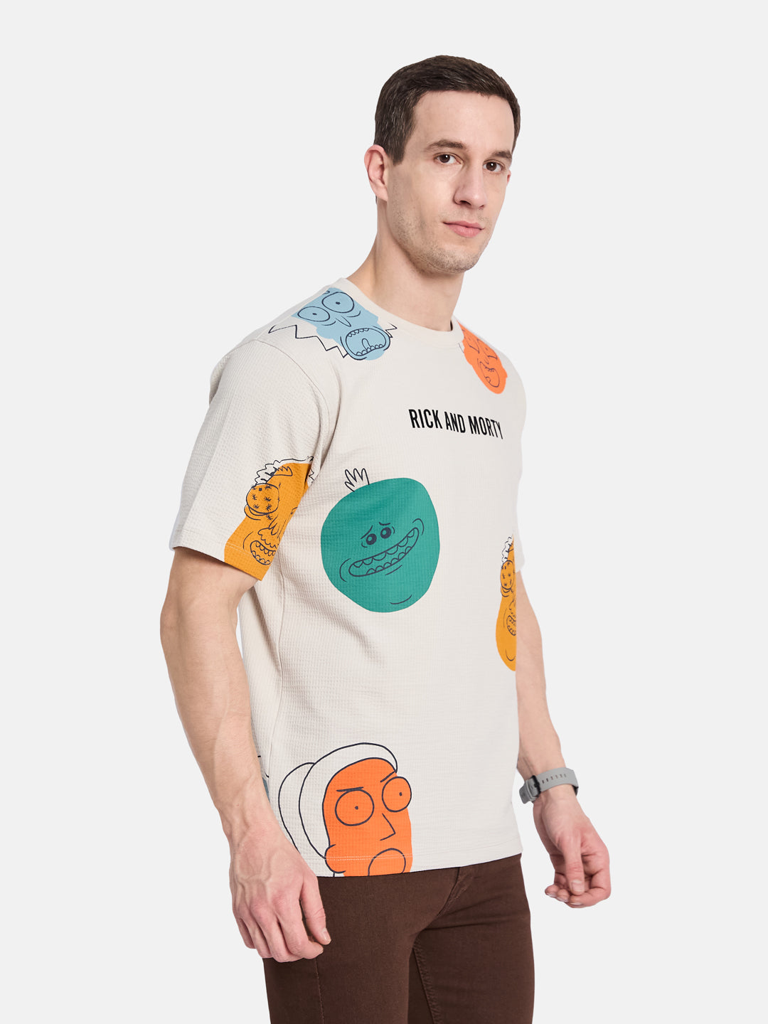 Octave Men Printed T-shirt