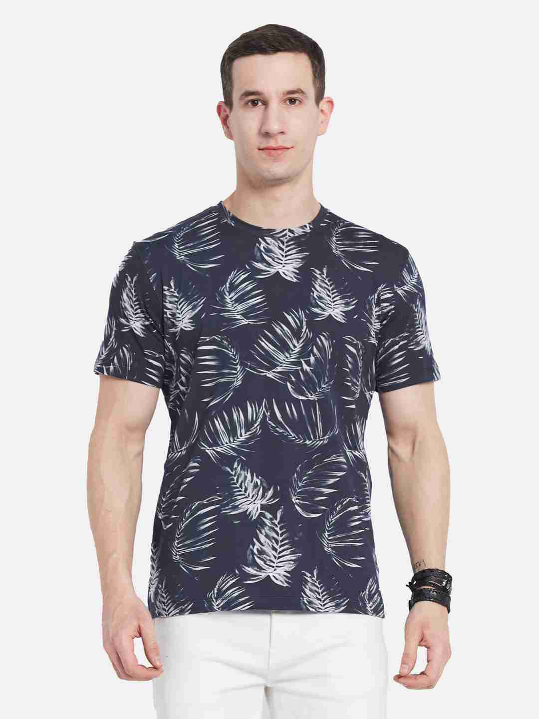 Octave Men Floral Printed T-shirt