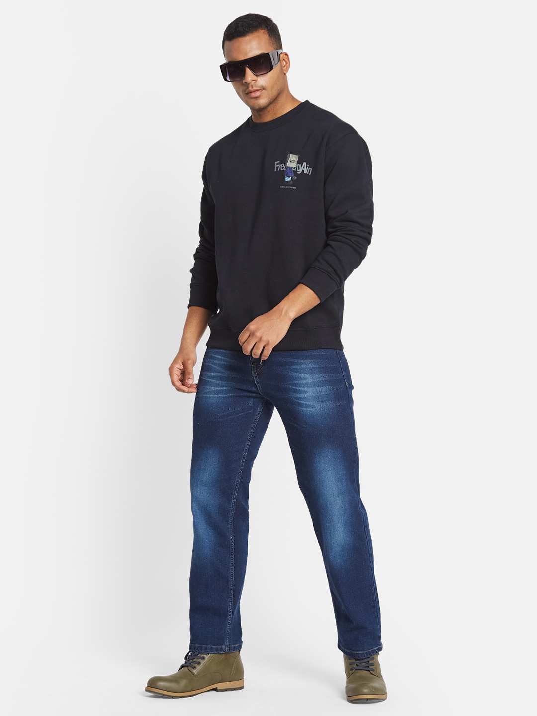 Octave Men Graphic Printed Sweatshirt