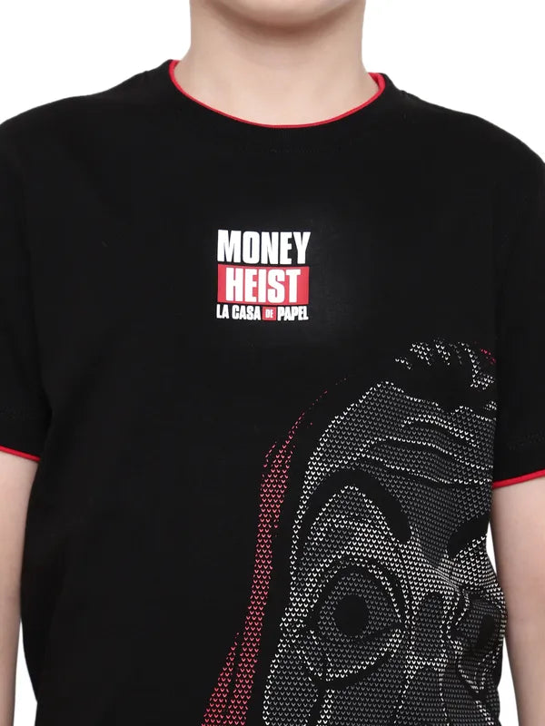 Octave Boys Money Heist Printed T-Shirt