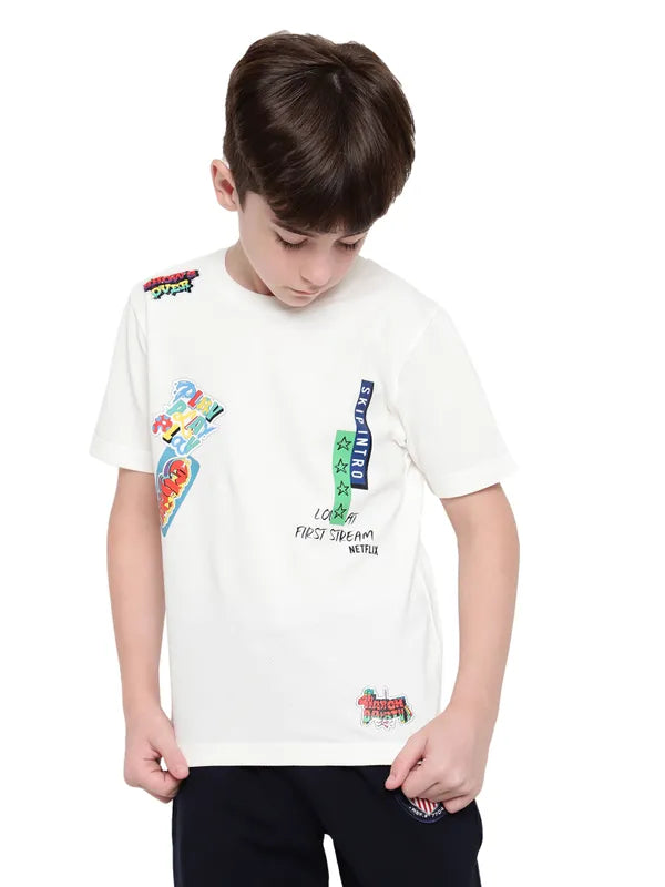 Octave Boys Graphic Printed T-Shirt