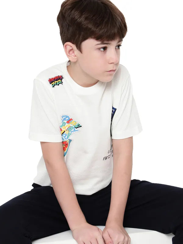 Octave Boys Graphic Printed T-Shirt