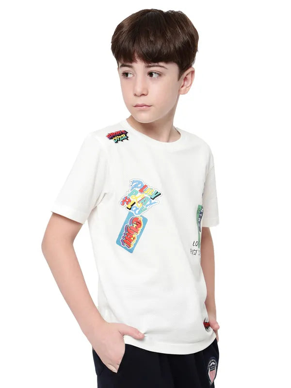 Octave Boys Graphic Printed T-Shirt