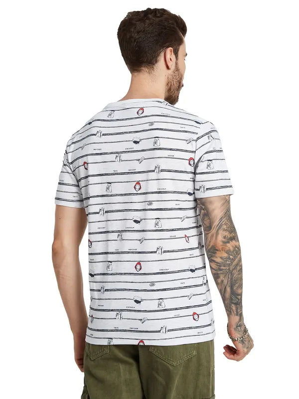 Octave Men Printed T-Shirt