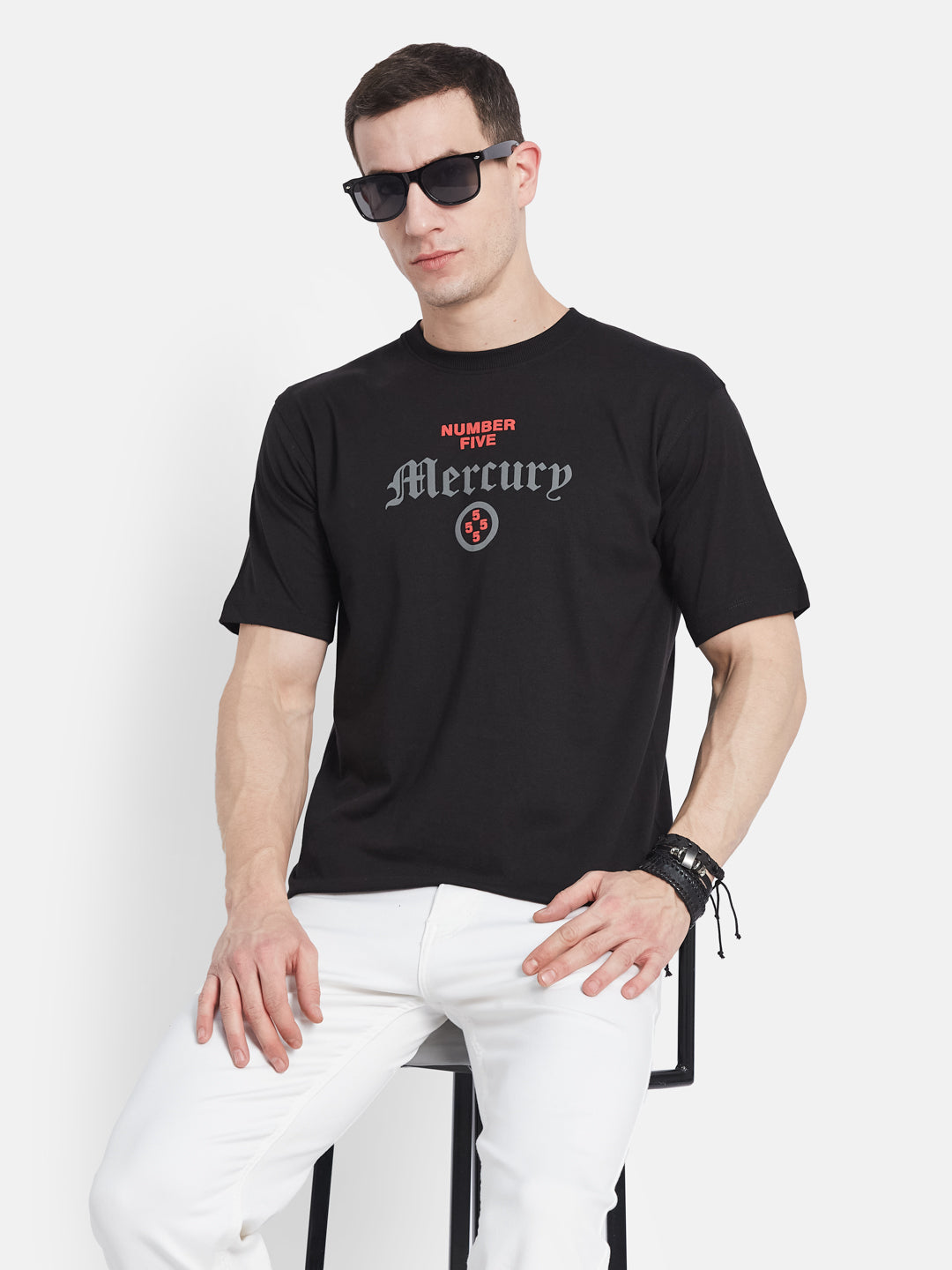 Octave Men Printed T-shirt