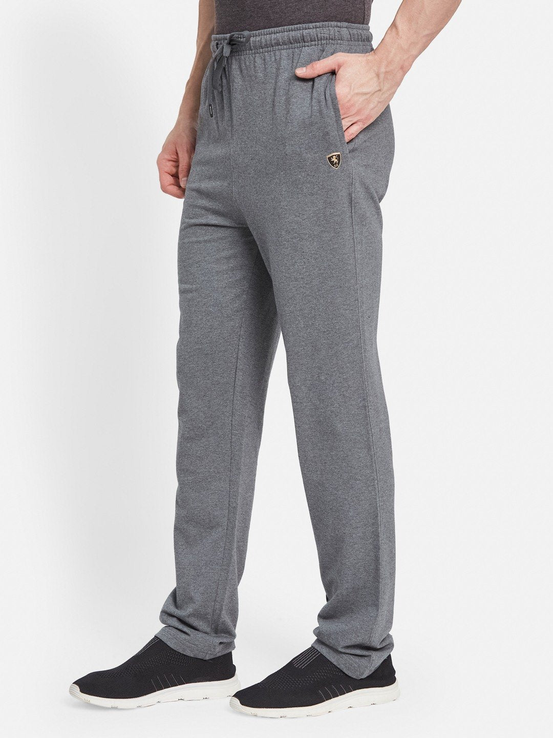 Octave Men Cotton Mid Rise Track Pants