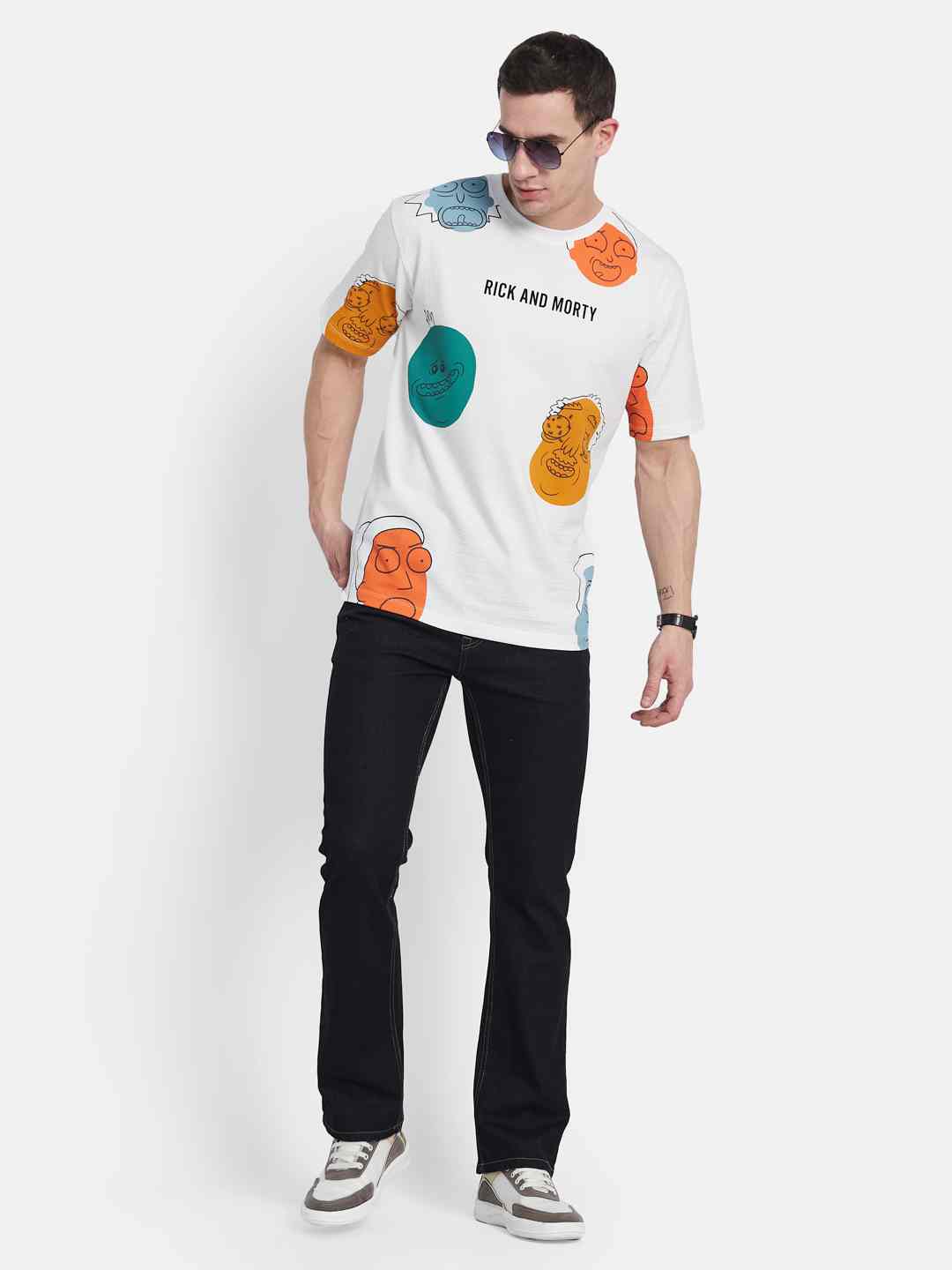 Octave Men Printed T-shirt