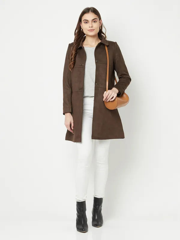 Women Olive Coat