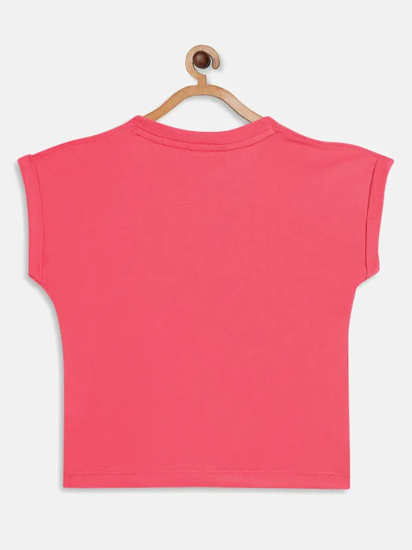 Strawberry Solid Round Neck