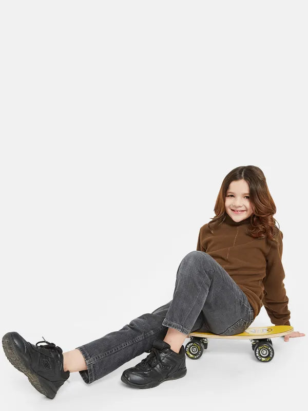 Mettle Girls Brown Sweatshirt