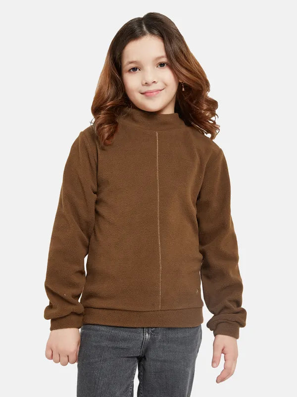 Mettle Girls Brown Sweatshirt