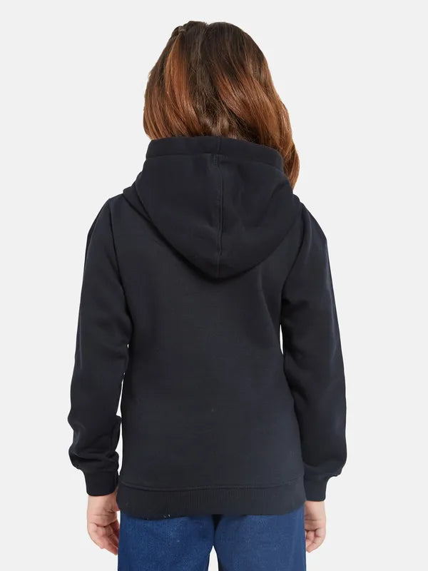 Mettle Girls Navy Blue Hooded Sweatshirt