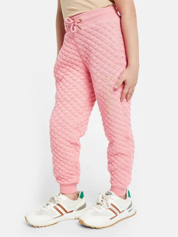 Mettle Girls Textured Mid-Rise Joggers