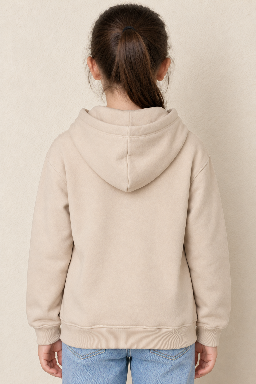 Girls Arona PAWSOME Dog Print Hoodie | Knitted Brushed Cotton Fleece Sweatshirt