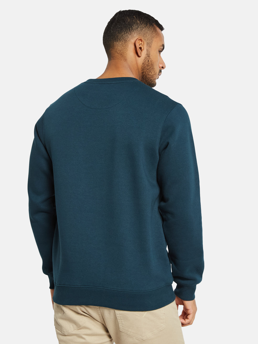 Octave Men Striped Sweatshirt