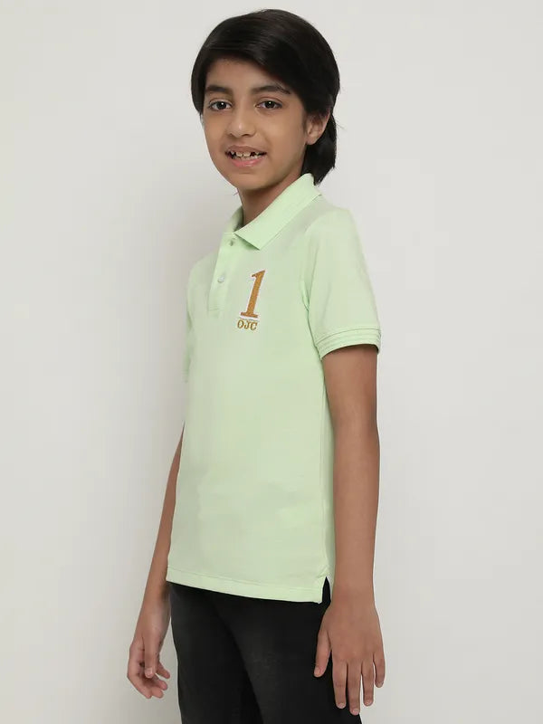 Octave Boys Polo Collar Cotton T-Shirt