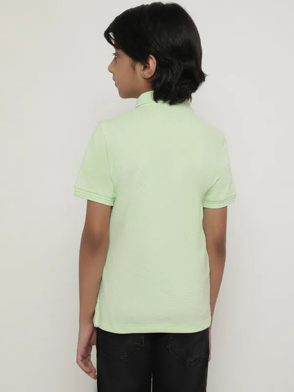 Octave Boys Polo Collar Cotton T-Shirt