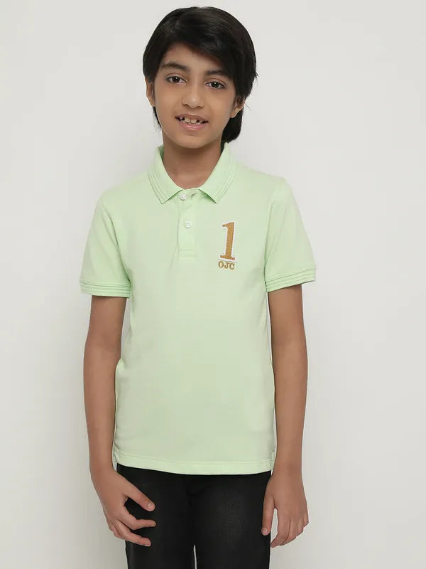 Octave Boys Polo Collar Cotton T-Shirt