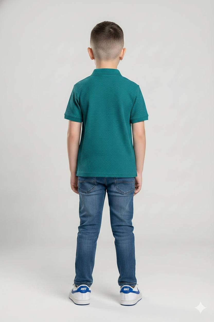 Boys Kayak Polo Collar T-shirt
