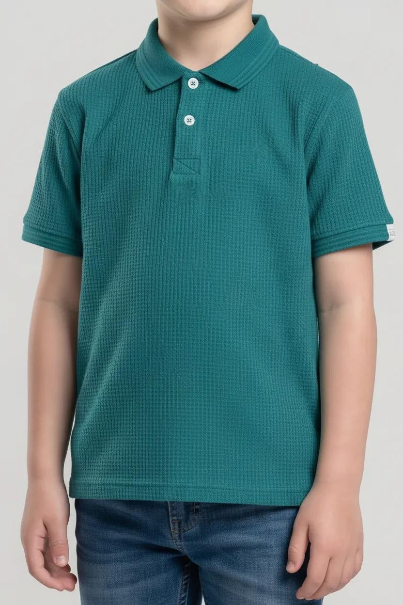 Boys Kayak Polo Collar T-shirt