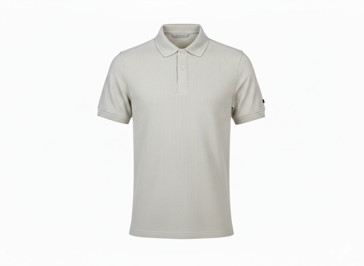 Boy Pristine Solid Polo Neck T-Shirt