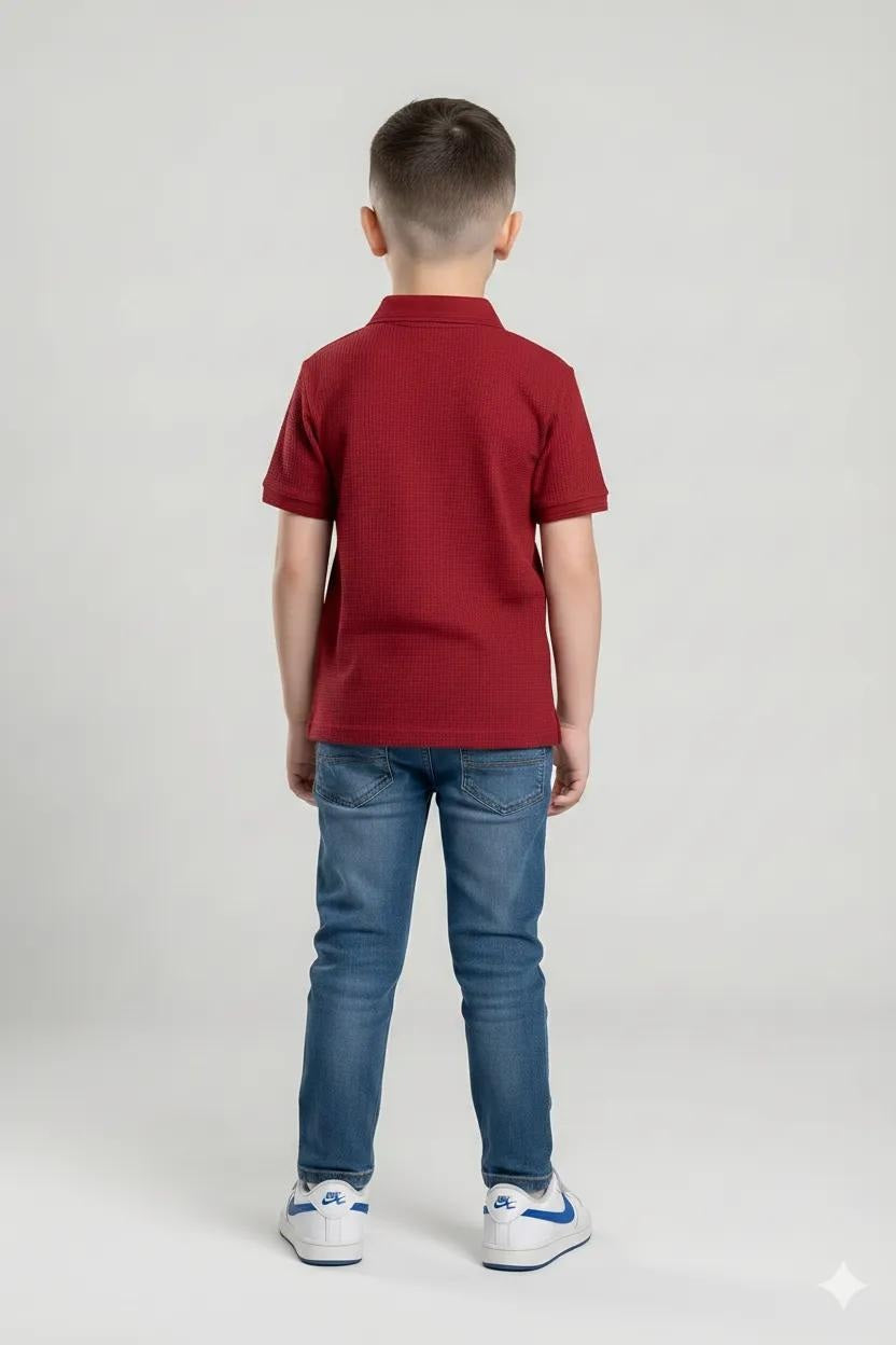 Boys Polo Collar T-shirt
