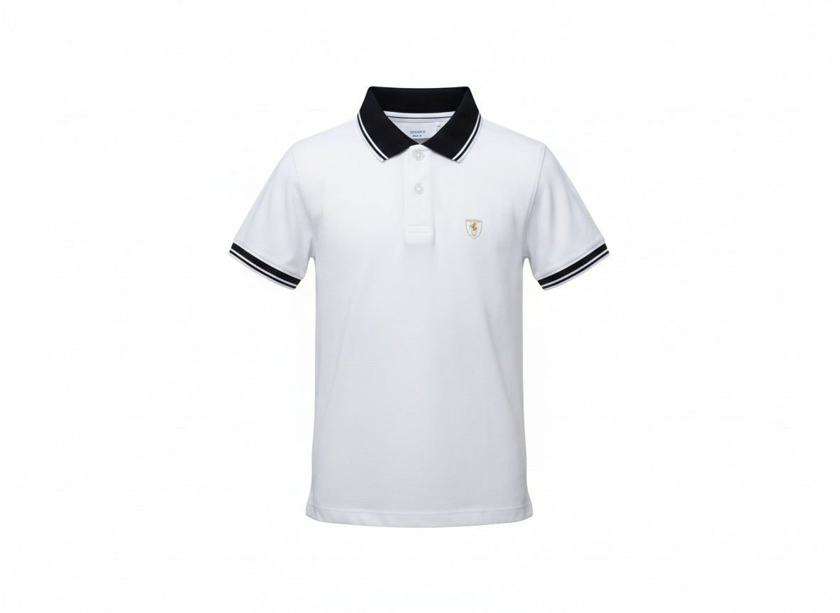 Boy Solid Polo Neck T-Shirt