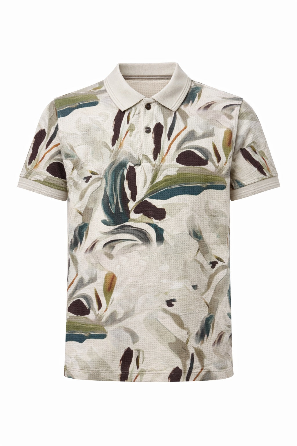 Boys Colourblocked Polo Collar T-shirt